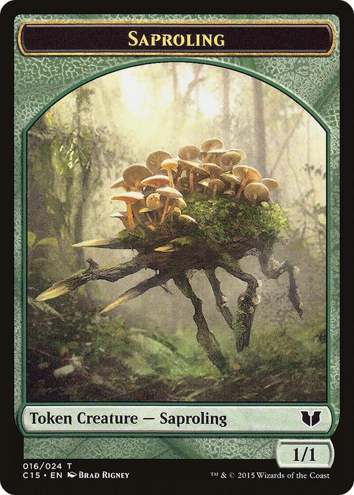 Snake (021) // Saproling Double-Sided Token (Back)