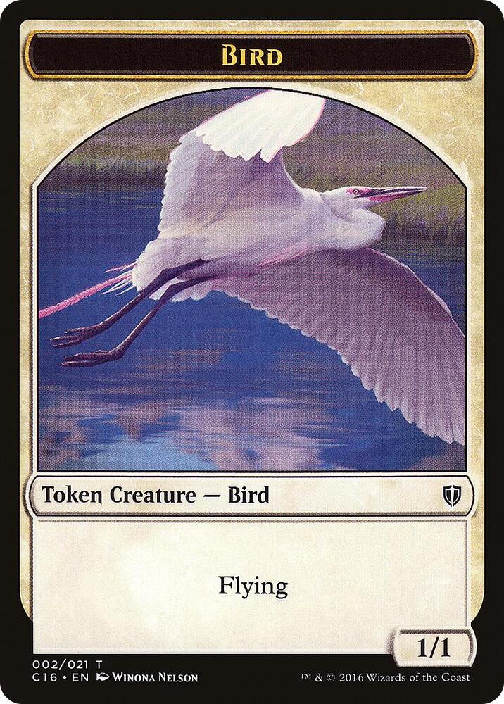 Myr // Bird (002) Double-Sided Token (Back)