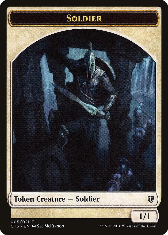 Elemental // Soldier Double-Sided Token (Back)