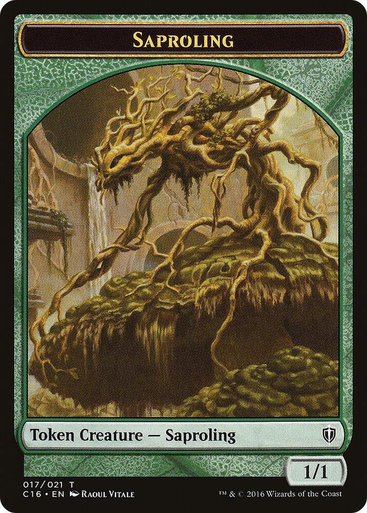 Saproling (016) // Saproling (017) Double-Sided Token (Back)