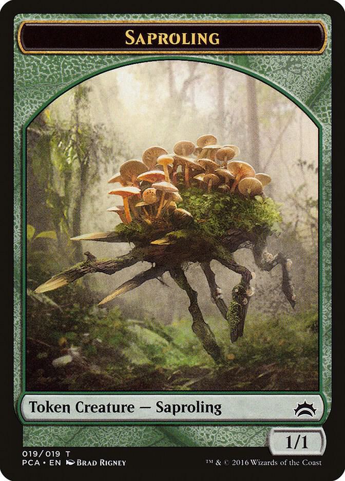 Beast // Saproling Double-Sided Token (Back)