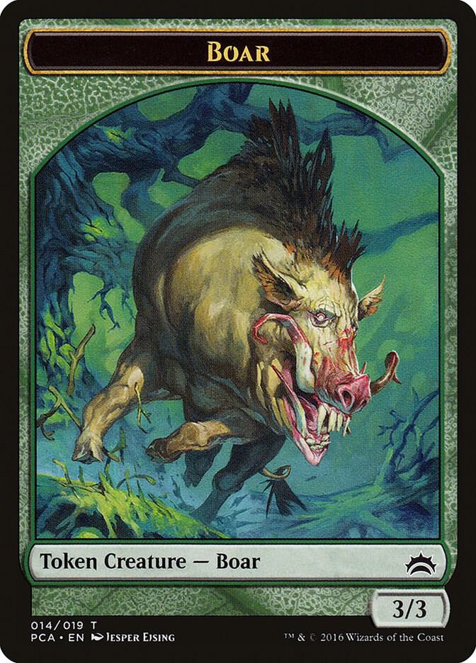 Goblin // Boar Double-Sided Token (Back)