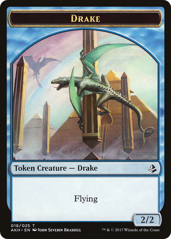 Angel of Sanctions // Drake Double-Sided Token (Back)