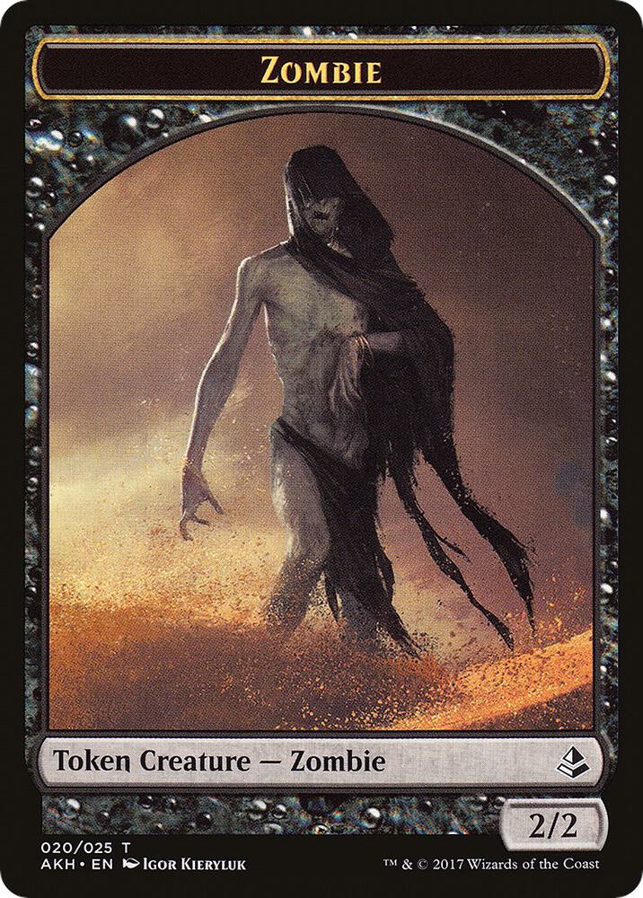 Temmet, Vizier of Naktamun // Zombie Double-Sided Token (Back)