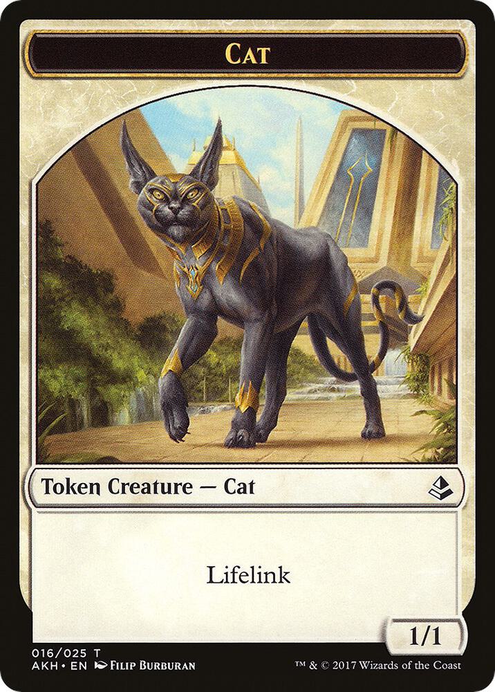 Sinuous Striker // Cat Double-Sided Token (Back)