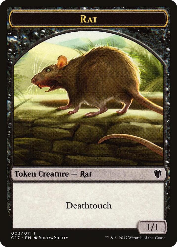 Cat Warrior // Rat Double-Sided Token (Back)