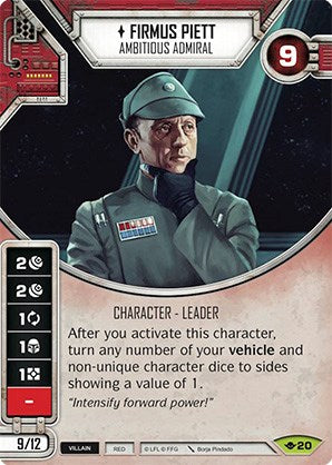 Firmus Piett - Ambitious Admiral