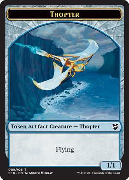 Myr (007) // Thopter (008) Double-Sided Token (Back)