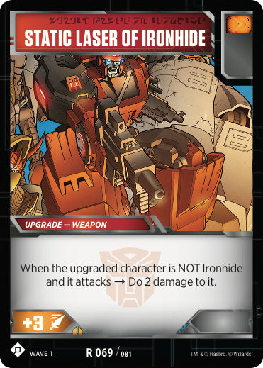 Static Laser of Ironhide