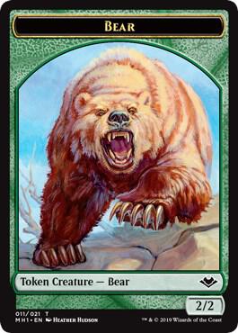 Elemental (008) // Bear Double-Sided Token (Back)