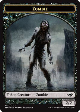 Zombie // Bear Double-Sided Token
