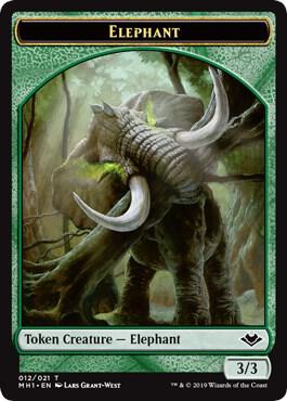 Bird // Elephant Double-Sided Token (Back)