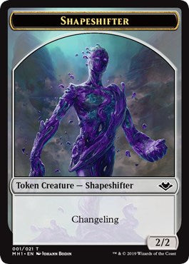 Shapeshifter // Golem Double-Sided Token