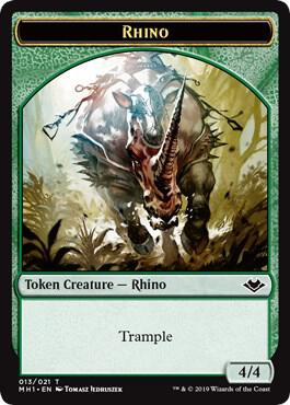 Illusion // Rhino Double-Sided Token (Back)