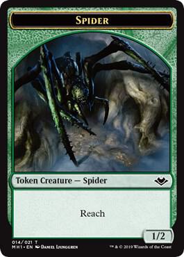 Zombie // Spider Double-Sided Token (Back)