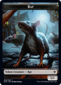 Rat // Food (015) Double-Sided Token