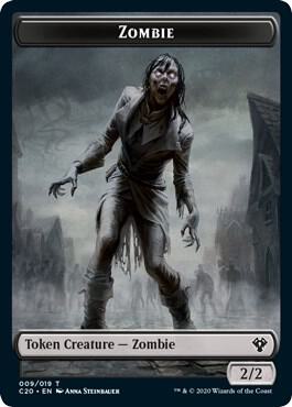 Human Soldier (003) // Zombie Double-Sided Token (Back)