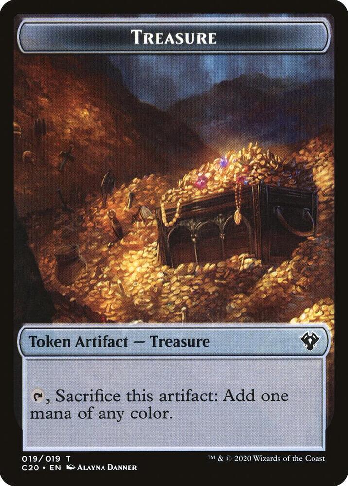 Human // Treasure Double-Sided Token (Back)