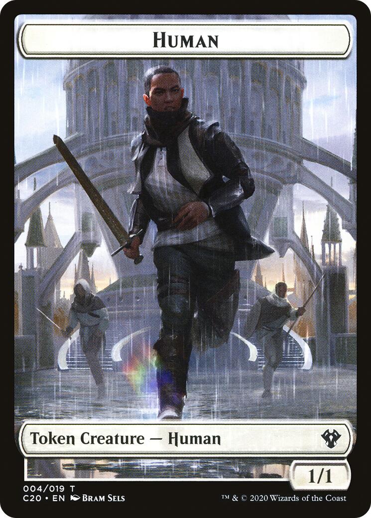 Human // Treasure Double-Sided Token