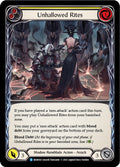Unhallowed Rites (Yellow)