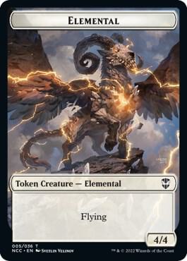 Clue // Elemental (005) Double-Sided Token (Back)