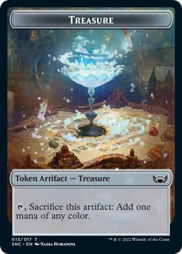 Thopter // Treasure (013) Double-Sided Token (Back)