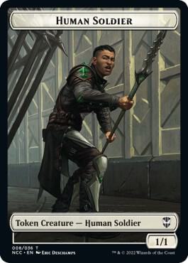 Eldrazi // Human Soldier Double-Sided Token (Back)