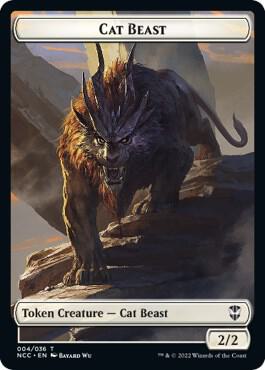Soldier // Cat Beast Double-Sided Token (Back)