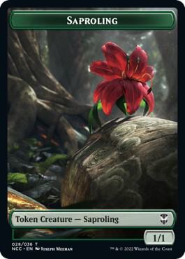 Beast // Saproling Double-Sided Token (Back)
