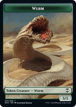 Elf Warrior // Wurm Double-Sided Token (Back)
