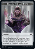 Emblem - Liliana, the Last Hope // Spirit (002) Double-Sided Token