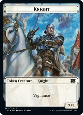 Zombie // Knight Double-Sided Token (Back)