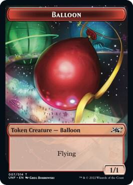 Clown Robot (002) // Balloon Double-sided Token (Back)