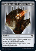 Emblem - Sarkhan, the Dragonspeaker Double-Sided Token
