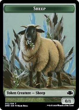 Goblin // Sheep Double-Sided Token (Back)