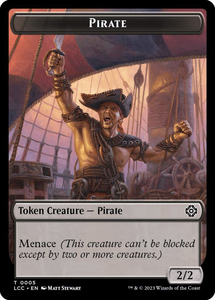 City's Blessing // Pirate Double-Sided Token (Back)