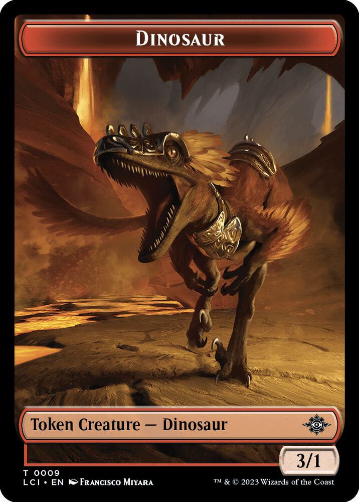 Gnome // Dinosaur (0009) Double-Sided Token (Back)