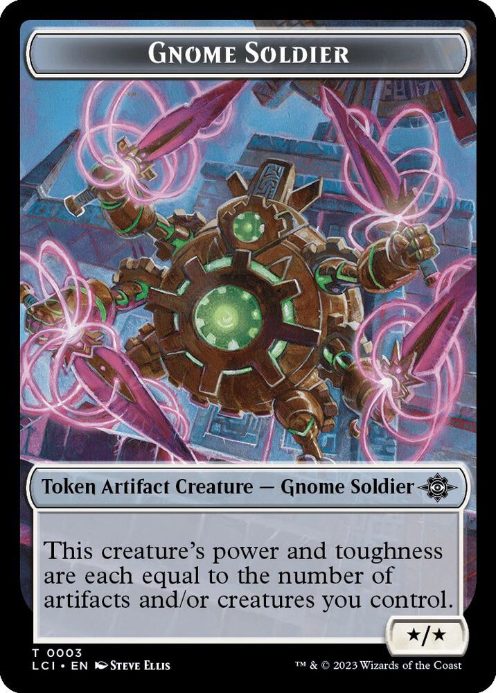Gnome // Gnome Soldier Double-Sided Token (Back)