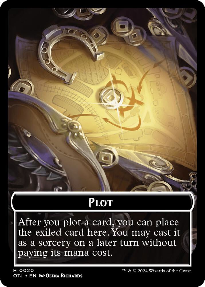 Human Rogue // Plot Double-Sided Token (Back)