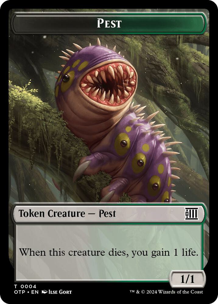 Treasure // Pest Double-Sided Token (Back)