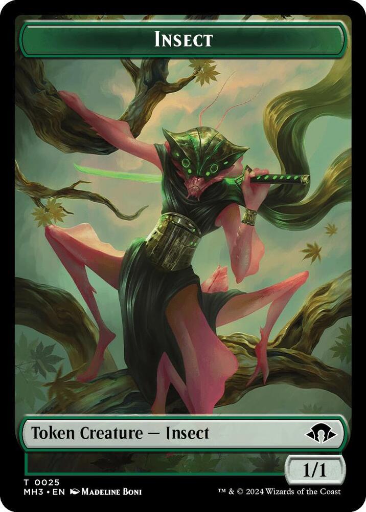 Beast (0015) // Insect (0025) Double-Sided Token (Back)