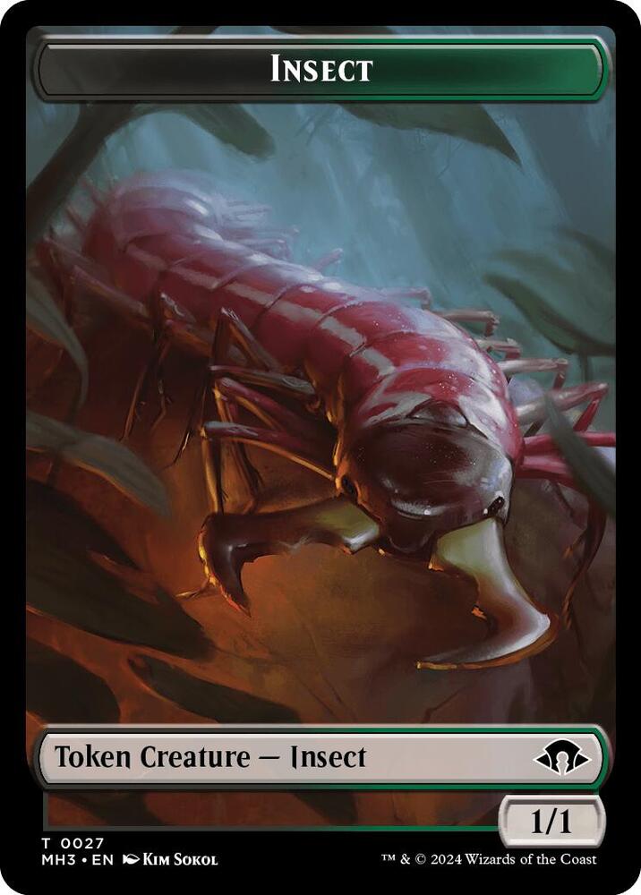 Zombie // Insect (0027) Double-Sided Token (Back)