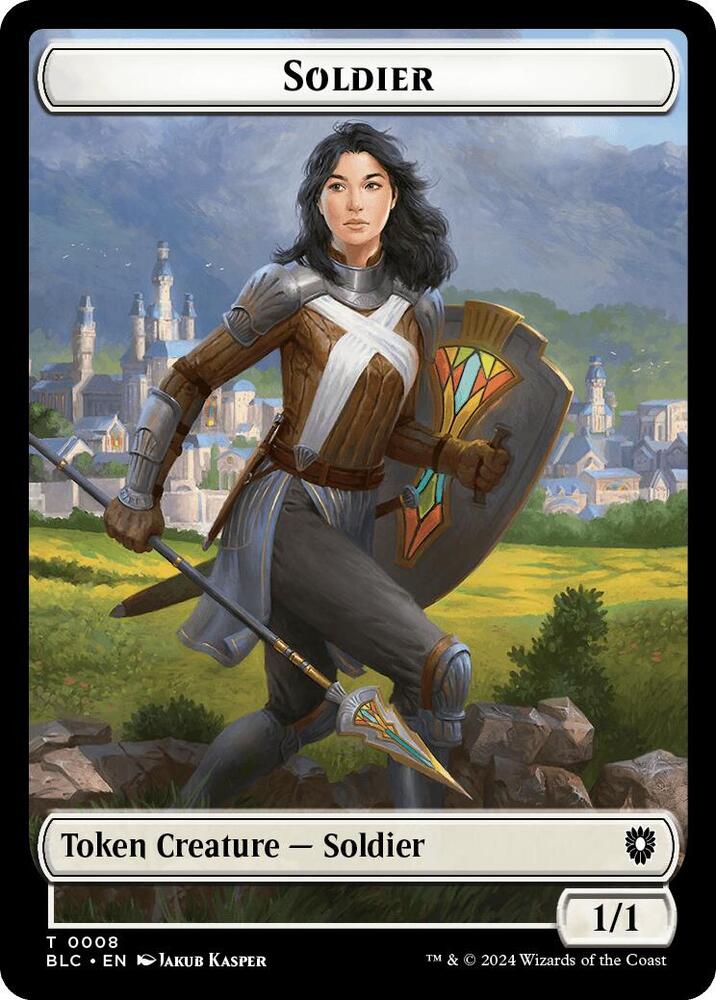 Human // Soldier Double-Sided Token (Back)