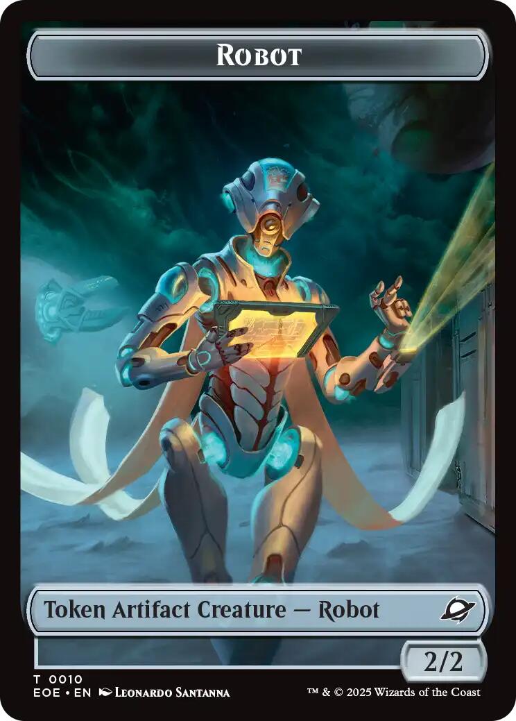 Robot // Lander (0004) Double-Sided Token