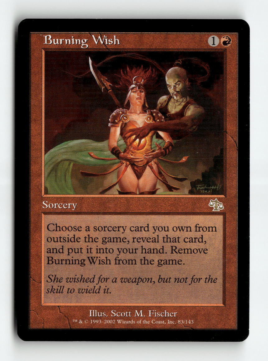 Burning Wish | Heavily Played / English / Normal