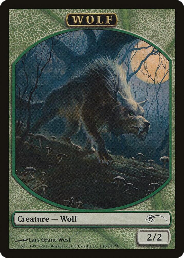 Human // Wolf Double-Sided Token (Back)