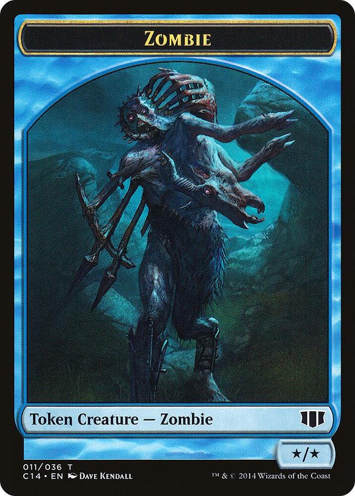 Whale // Zombie (011) Double-Sided Token (Back)