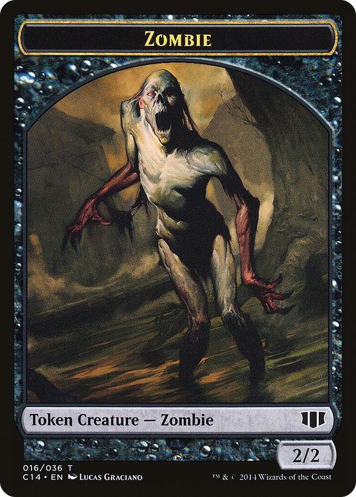 Germ // Zombie (016) Double-Sided Token (Back)