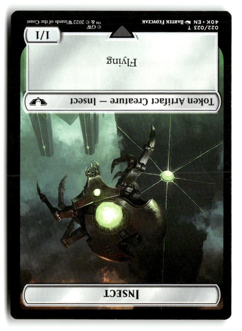 Necron Warrior // Insect Double-Sided Token (Back)