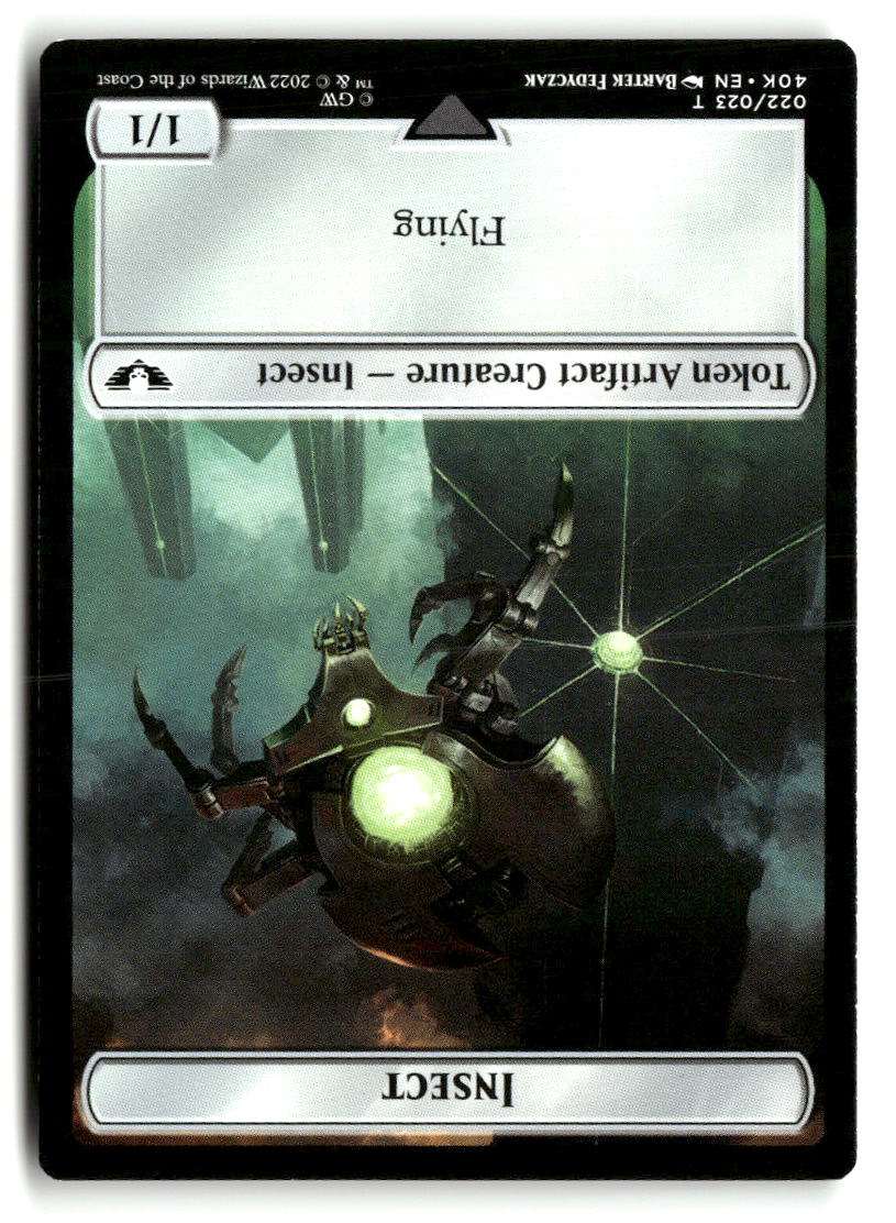 Necron Warrior // Insect Double-Sided Token (Back)